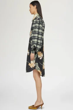 Abito Camicia Stampa Ibiscus