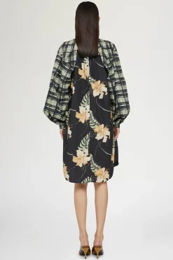 Abito Camicia Stampa Ibiscus