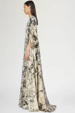 Abito Lungo stampa Leopardata