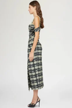 Abito Midi Quadri
