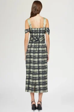Abito Midi Quadri