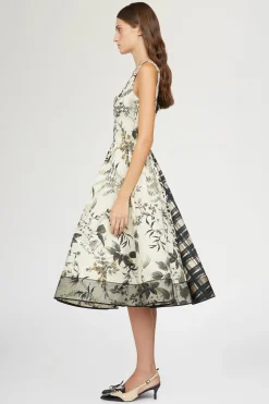 Abito Midi stampa Leopardata