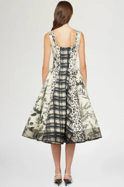 Abito Midi stampa Leopardata