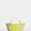 Borsa di Paglia Grande Gialla