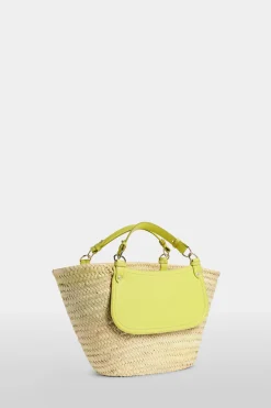 Borsa di Paglia Grande Gialla