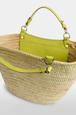 Borsa di Paglia Grande Gialla