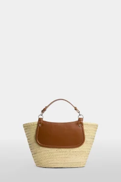 Borsa di Paglia Grande Marrone