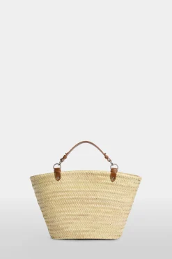 Borsa di Paglia Grande Marrone