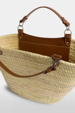 Borsa di Paglia Grande Marrone