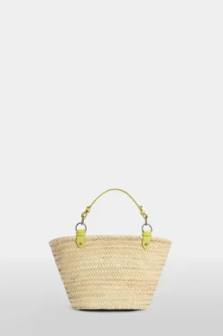 Borsa di Paglia Media Gialla