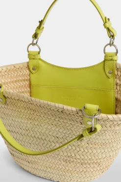 Borsa di Paglia Media Gialla