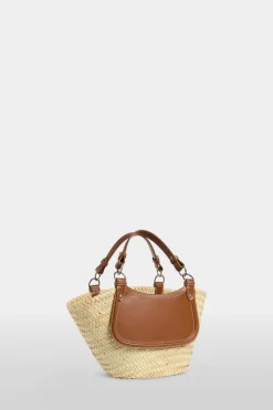 Borsa di Paglia Media Marrone