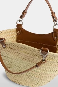 Borsa di Paglia Media Marrone