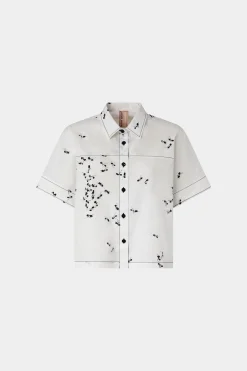 Camicia Corta Stampa Formiche