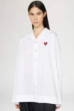 Camicia Cuore Spezzato Bianca