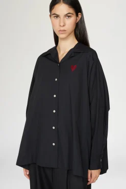 Camicia Cuore Spezzato Nera