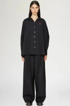 Camicia Cuore Spezzato Nera