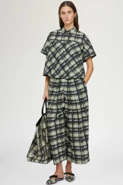 Camicia Maniche Corte Quadri