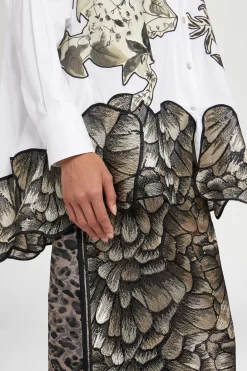 Camicia Stampa Tropicale e Animalier