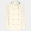 Cappotto Doppiopetto Crema
