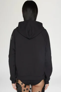 Felpa con cappuccio cuore spezzato