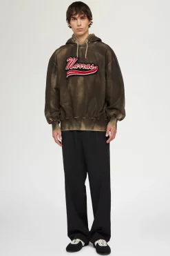 Felpa Lavata con Cappuccio