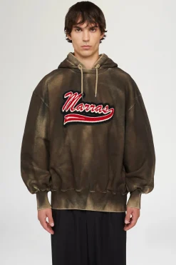 Felpa Lavata con Cappuccio