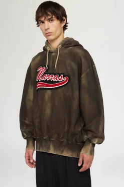 Felpa Lavata con Cappuccio