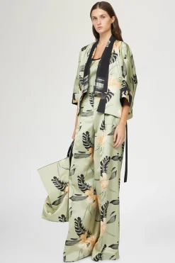 Kimono Stampa Ibiscus