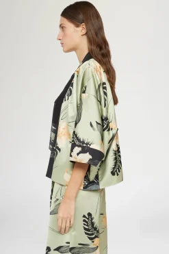 Kimono Stampa Ibiscus