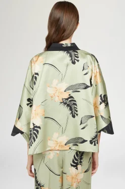 Kimono Stampa Ibiscus