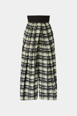 Pantaloni a Gamba Larga Quadri