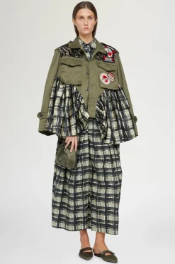 Pantaloni a Gamba Larga Quadri