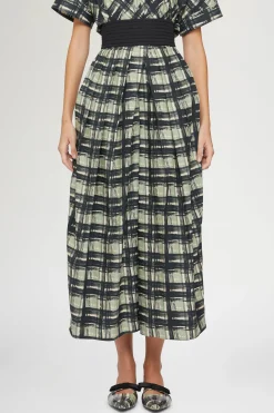 Pantaloni a Gamba Larga Quadri