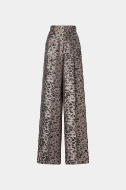 Pantaloni Palazzo Stampa Animalier