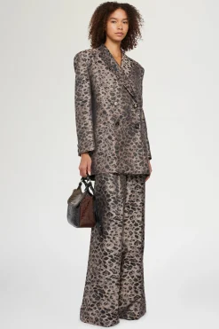 Pantaloni Palazzo Stampa Animalier