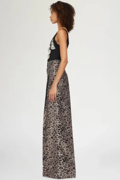 Pantaloni Palazzo Stampa Animalier