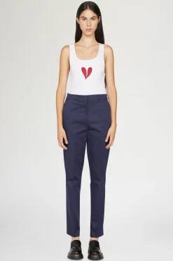 Pantaloni Slim Blu