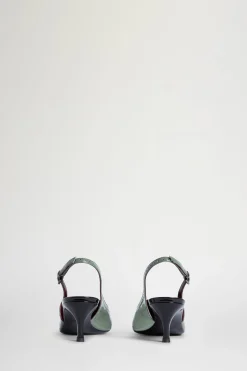 Slingback Nere e Verdi