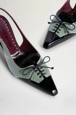 Slingback Nere e Verdi