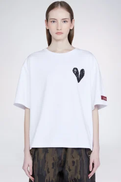 T-shirt Cuore Bianca