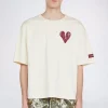 T-shirt Cuore Crema