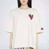 T-shirt Cuore Crema