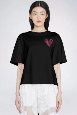 T-shirt Cuore Nera