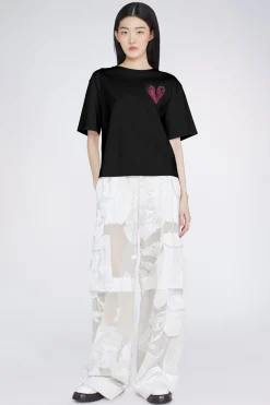 T-shirt Cuore Nera