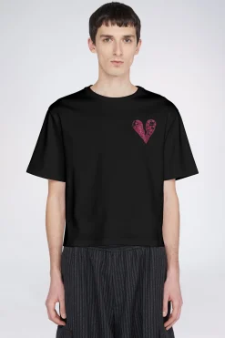 T-shirt Cuore Nero