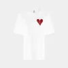 T-shirt Cuore Spezzato Bianca
