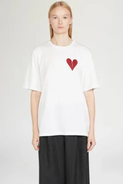 T-shirt Cuore Spezzato Bianca