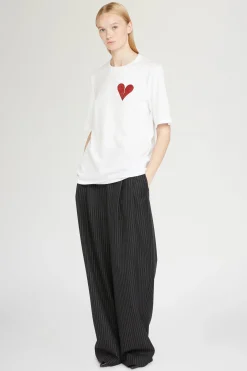 T-shirt Cuore Spezzato Bianca