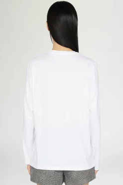 T-shirt Cuore Spezzato Lunga Bianca